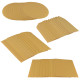 Lot de 48 abrasifs pour kit cales à poncer OXEO - 12 rectangulaires 12 ronds 12 coins 12 détails pointues - Différents Grains