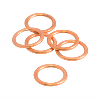 Joints vidange X 6 RMF, dimension 16 x 22 x 2 mm
