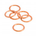 Joints vidange X 6 RMF, dimension 16 x 22 x 2 mm
