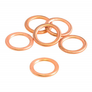 Joints vidange X 6 RMF, dimension 12 x 18 x 2 mm