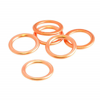 Joints vidange X 6 RMF, dimension 14 x 20 x 2 mm