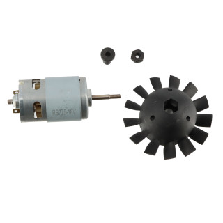 Ensemble moteur hélice - pour souffleur à feuilles sans fil batterie 18V -  pièce de rechange pour ref OXEO 760438