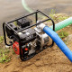 Pompe à eau thermique moteur 5,5CV 4 tps - Débit 1000 Litres par minute - Raccord 3 Pouces - Pompe de Jardin - Ht aspiration 8m