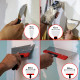Kit outils plâtrier - 11 outils - Acier inoxydable - idéal bande à joint - Bac - Couteaux - Platoir - Spatules -Truelles d’angle