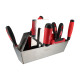 Kit outils plâtrier - 11 outils - Acier inoxydable - idéal bande à joint - Bac - Couteaux - Platoir - Spatules -Truelles d’angle